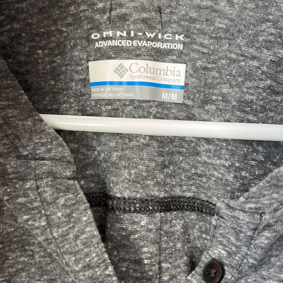 Columbia Omni-wick Long Sleeve Hooded Top Medium - Picture 3 of 4